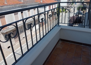 Ringhiere in ferro lavorato per balconi